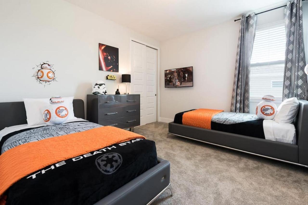 7 Bdr Family Themed Home With Mario Games Room And Free Pool Heat Orlando Exterior foto
